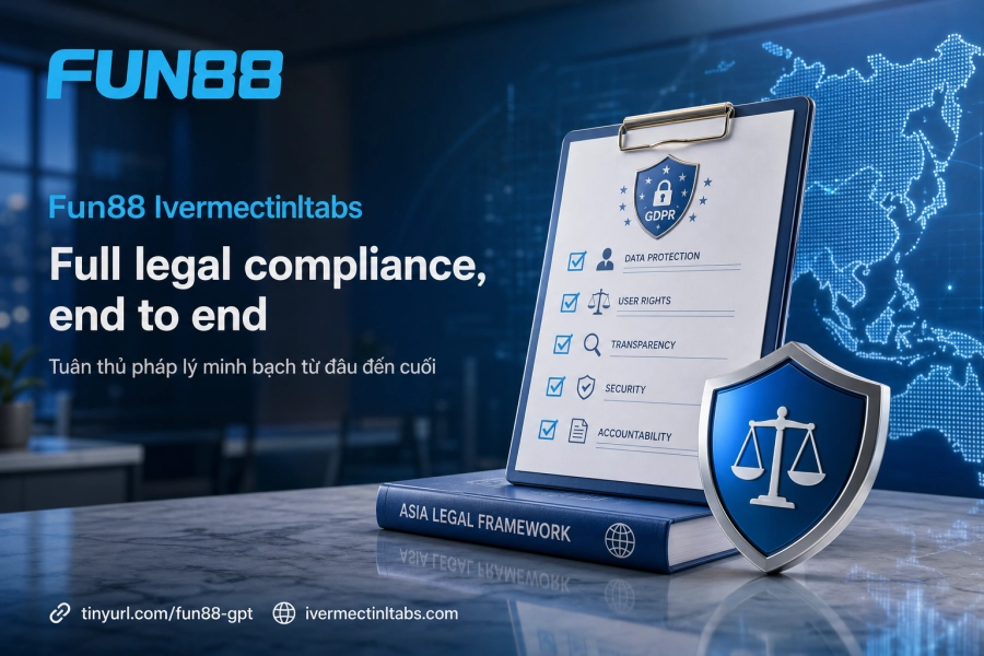 Tuân thủ GDPR PAGCOR Isle of Man Fun88 chính sách quyền riêng tư