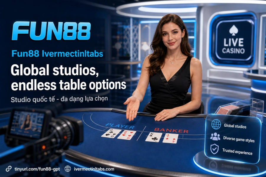 Nhà cung cấp studio live casino Fun88 Evolution WM Palace Sexy Gaming Dream Gaming