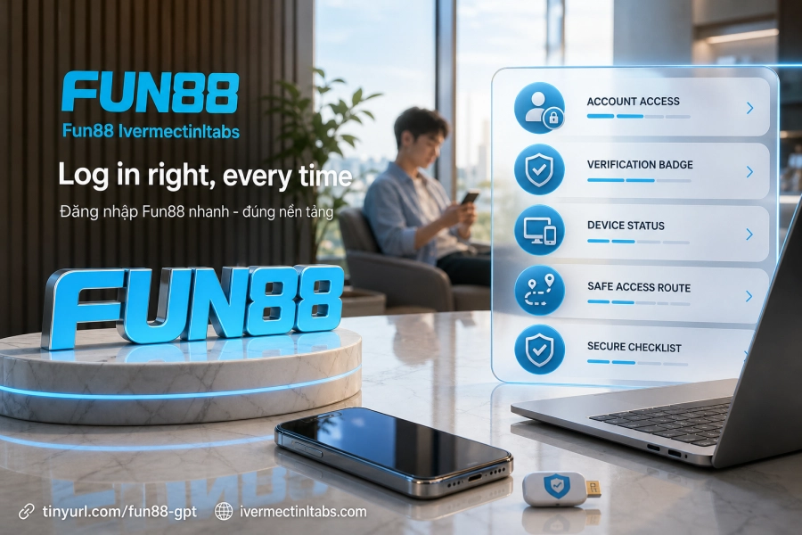 Đăng nhập Fun88 qua website ứng dụng và trình duyệt di động 2026